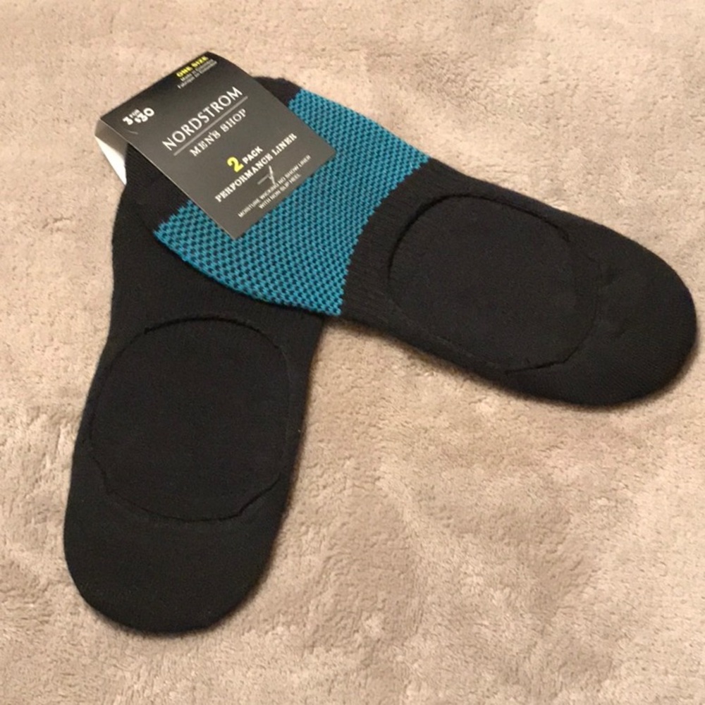 Nordstrom Men's Shop 2 Pack Performance Liner Socks